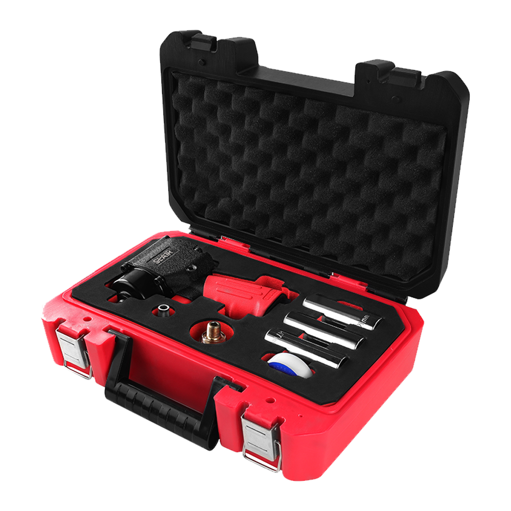  SLAIR Tool Kit 8PC 1/2" MINI LUCHTSLAGSLEUTELKIT, MET DOP, 680NM, KORT, SMALLE RUIMTE, BMC SET