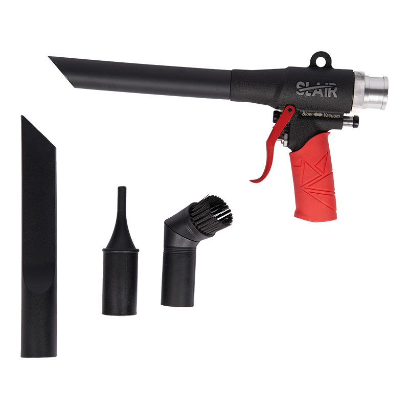  SLAIR ONE-TOUCH LUCHTVACUÜM/BLASPISTOOLKIT, 2 IN 1, MET SLANG, ZAK, HEAVY DUTY