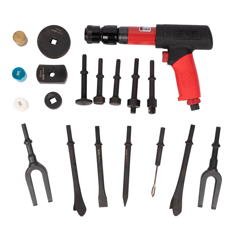  SLAIR Gereedschapsset 20 ST 250 MM LUCHT HAMER KIT, MET VEER, SPECIALE VILBRO BEITEL, HEAVY DUTY, BMC SET 