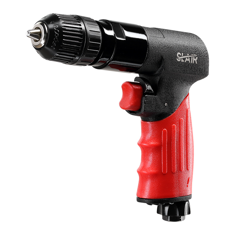  SLAIR XX681 3/8" OMKEERBARE LUCHTBOOR, 1800 TPM, SLEUTELLOOS, ALUMINIUM MET RUBBER, PROFESSIONEEL
