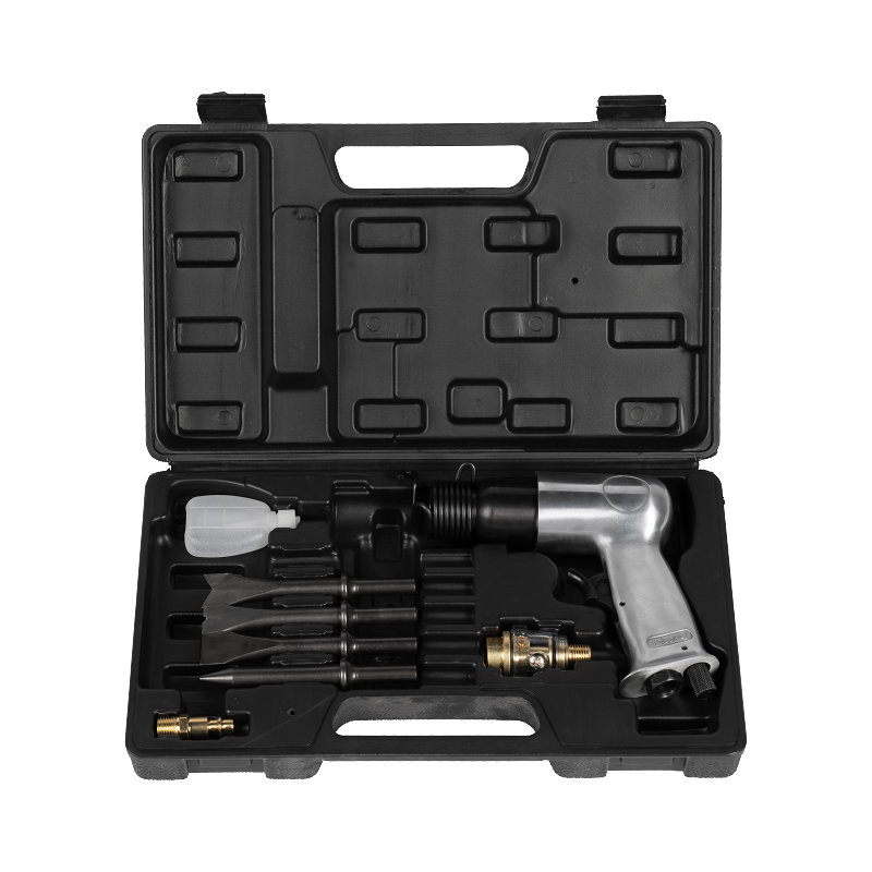  XINXING XQ-T06 9 ST 150 MM LUCHT HAMER KIT, MET LENTE, 125 MM KORTE BEITEL, BMC SET