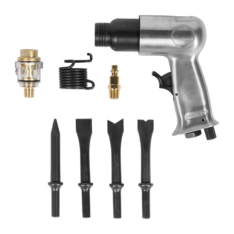  XINXING XQ-T06 9 ST 150 MM LUCHT HAMER KIT, MET LENTE, 125 MM KORTE BEITEL, BMC SET